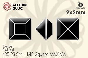 PRECIOSA Square MXM 2x2 bl.diam DF