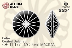 Preciosa MC Rivoli MAXIMA (436 11 177) SS24 - Color (Coated) Unfoiled