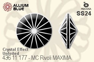 Preciosa MC Rivoli MAXIMA (436 11 177) SS24 - Crystal Effect Unfoiled