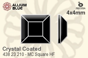 PRECIOSA Square MXM FB 4x4 cr. HF Aur
