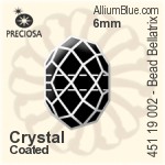 寶仕奧莎 機切串珠 Bellatrix (451 19 002) 6mm - 白色（鍍膜）