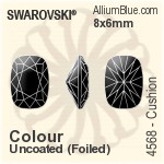 Swarovski Cushion Fancy Stone (4568) 14x10mm - Crystal Effect Unfoiled
