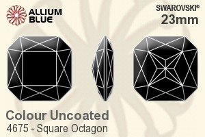 Swarovski Square Octagon Fancy Stone (4675) 23mm - Colour (Uncoated) Unfoiled