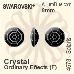 Swarovski Solaris Fancy Stone (4678) 14mm - Color Unfoiled