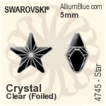 PREMIUM Star Setting (PM4745/S), With Sew-on Holes, 10mm, Plated Brass