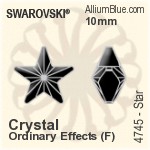 Swarovski Starfish Pendant (6721) 16mm - Color