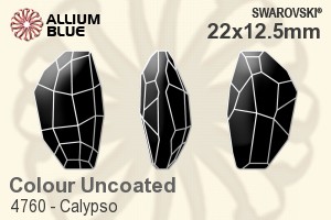 Swarovski Calypso Fancy Stone (4760) 22x12.5mm - Colour (Uncoated) Unfoiled