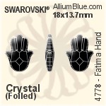 Swarovski XILION Rose Enhanced Flat Back No-Hotfix (2058) SS5 - Color With Platinum Foiling