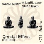 Swarovski XILION Chaton (1028) PP6 - Crystal Effect With Platinum Foiling