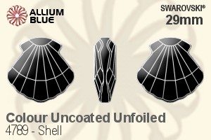 Swarovski Shell Fancy Stone (4789) 29mm - Colour (Uncoated) Unfoiled