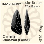 Swarovski Calypso Fancy Stone (4760) 18x10.5mm - Color With Platinum Foiling