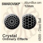 Swarovski Disco Ball Fancy Stone (4869) 6mm - Crystal Effect Unfoiled