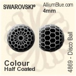 Swarovski Disco Ball Fancy Stone (4869) 8mm - Crystal Effect Unfoiled