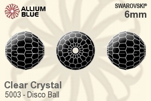 Swarovski Disco Ball Bead (5003) 6mm - Clear Crystal