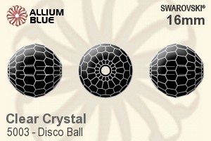 施华洛世奇 Disco Ball 串珠 (5003) 16mm - Clear Crystal