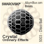 スワロフスキー Disco Ball ビーズ (5003) 6mm - クリスタル エフェクト
