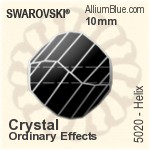 Swarovski Helix Bead (5020) 8mm - Clear Crystal
