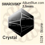 Swarovski Bicone Bead (5328) 2.5mm - Clear Crystal
