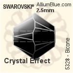 Swarovski Bicone Bead (5328) 2.5mm - Crystal Effect