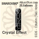 Swarovski Column (Two Holes) Bead (5535) 23.5x5mm - Color