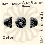 Swarovski Dome (Small) Bead (5542) 8mm - Color