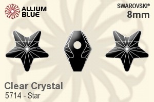 Swarovski Star Bead (5714) 8mm - Clear Crystal