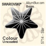 施华洛世奇 Star 串珠 (5714) 12mm - 白色（半涂层）