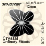 Swarovski Butterfly Bead (5754) 6mm - Crystal Effect (Full Coated)