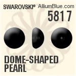 5817 - カボション・パール Dome-shaped Pearl