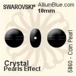 施华洛世奇 Rice-shaped 珍珠 (5816) 11.5x6mm - 水晶珍珠