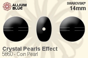 Swarovski Coin Pearl (5860) 14mm - Crystal Pearls Effect
