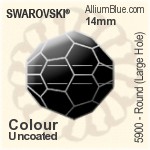 Swarovski Round (Large Hole) Bead (5900) 14mm - Crystal Effect