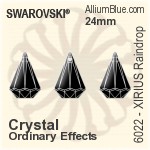 Swarovski XILION Rivoli Pendant (6428) 6mm - Crystal Effect