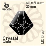 プレシオサ MC Drop (6302) 20mm - クリスタル