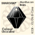 Swarovski Top Drilled Bicone Pendant (6301) 6mm - Colour (Uncoated)
