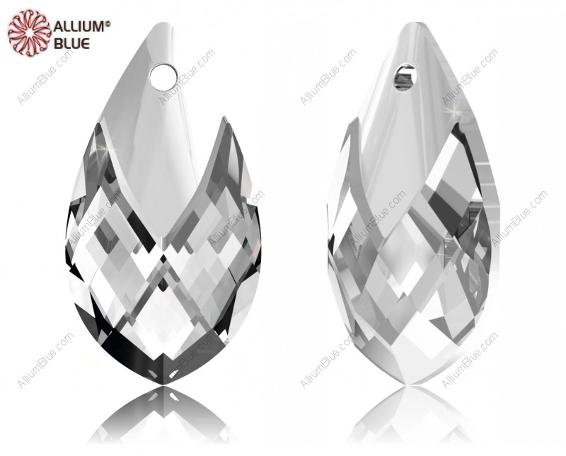 SWAROVSKI #6565 Metallic Cap Pear-shaped