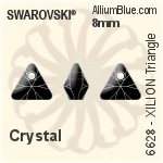 Swarovski XILION Triangle Pendant (6628) 8mm - Color