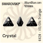 スワロフスキー XILION Triangle ペンダント (6628) 16mm - カラー