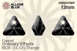 施华洛世奇XILION施亮Triangle 吊坠 (6628) 12mm - 白色（半涂层）