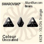 スワロフスキー XILION Triangle ペンダント (6628) 8mm - カラー