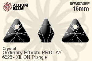 施华洛世奇XILION施亮Triangle 吊坠 (6628) 16mm - 白色（半涂层） PROLAY