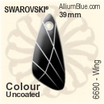 Swarovski Wing Pendant (6690) 39mm - Colour (Uncoated)