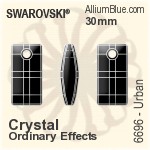 Swarovski Urban Pendant (6696) 30mm - Crystal Effect