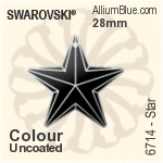 スワロフスキー Star ペンダント (6714) 28mm - クリスタル
