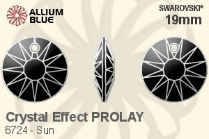 スワロフスキー Sun ペンダント (6724) 19mm - クリスタル エフェクト PROLAY