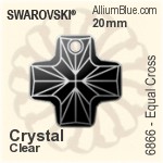 Swarovski XILION Chaton (1028) SS29 - Crystal (Ordinary Effects) With Platinum Foiling