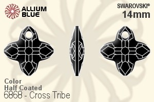 Swarovski Cross Tribe Pendant (6868) 14mm - Color (Half Coated)