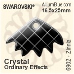 Swarovski Zinnia Pendant (6902) 16.5x25mm - Crystal (Ordinary Effects)