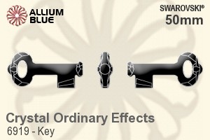 施華洛世奇 Key 吊墜 (6919) 50mm - 白色（半塗層）