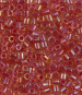Light Cranberry Lined Topaz Luster